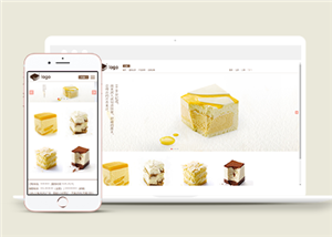 簡單通用點心甜品店鋪首頁單頁網(wǎng)站模板-HTML5模板