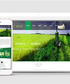 綠色農(nóng)業(yè)有機蔬菜企業(yè)html5模板下載