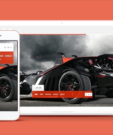 美觀實用的歐美汽車HTML5模板