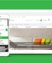 綠色精品高端家具電商商城網(wǎng)站模板-HTML5模板