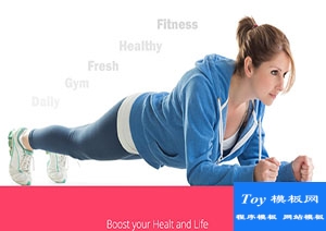 Fitness大氣紅色ui健康健身館bootstarp網(wǎng)站模板-HTML5模板