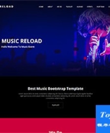 MUSIC在線音樂club響應式模板