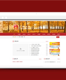 紅色事業(yè)單位類企業(yè)前端cms模板下載
