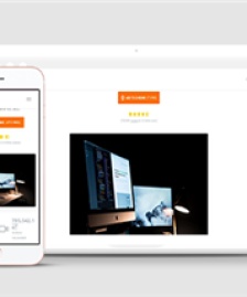 黑色質(zhì)感辦公企業(yè)html5模板下載