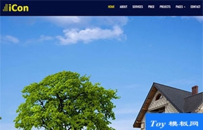 icon高質量標準UI設計時尚最新響應式網站模板-Toy模板網編號17317
