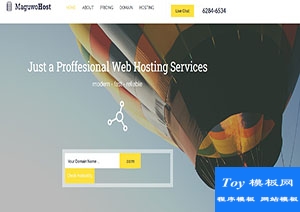 Maguwohost熱氣球虛擬主機(jī)服務(wù)網(wǎng)站主題模板-HTML5模板