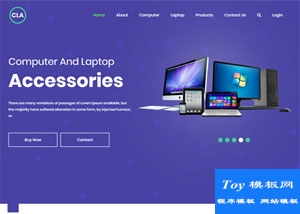 電腦主機攝像頭響應(yīng)式網(wǎng)站模板-HTML5模板