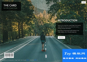 js動(dòng)效切換個(gè)人主頁html5模板-HTML5模板