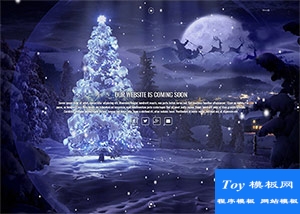 fullpage翻屏滾動(dòng)下雪js效果模板-HTML5模板