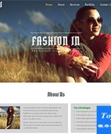 FASHION時裝走秀網(wǎng)站模板