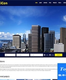 城市city物業(yè)服務中心響應式網(wǎng)站模板
