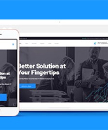 智能科技IT軟件公司HTML5模板
