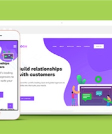 響應(yīng)式紫色商業(yè)管理分析網(wǎng)站模板-HTML5模板