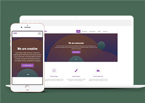 漸變多彩項目案例展示企業(yè)網(wǎng)站模板-HTML5模板