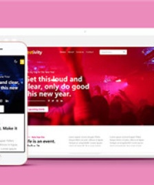 粉色慶祝活動(dòng)策劃html5模板下載-HTML5模板
