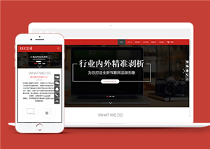 紅色響應(yīng)式網(wǎng)站建設(shè)定制公司網(wǎng)站模板-HTML5模板
