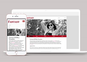 響應(yīng)式幻想風格時尚圖文排版風采展示網(wǎng)站模板-HTML5模板