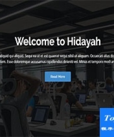 Hidayah響應(yīng)式現(xiàn)代布局干凈網(wǎng)站模板