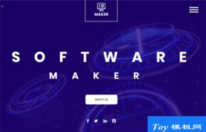 紫色插畫(huà)設(shè)計(jì)Software軟件商店企業(yè)模板-Toy模板網(wǎng)編號(hào)17817