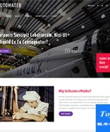 航空機(jī)械重工業(yè)響應(yīng)式網(wǎng)站模板