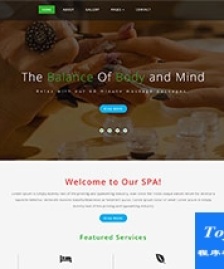 美容美甲響應(yīng)式bootstrap模板