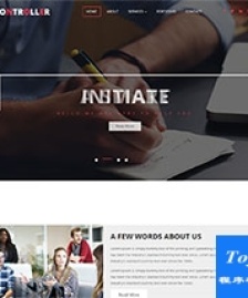商務設計公司行政辦公企業(yè)網(wǎng)站模板