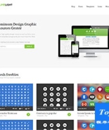 極簡web designer 圖標(biāo)設(shè)計師作品模板-HTML5模板