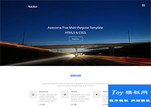 myway科技公司產(chǎn)品宣傳專題響應(yīng)式模板-手機(jī)模板