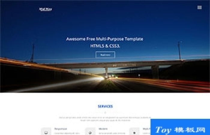 myway科技公司產(chǎn)品宣傳專題響應(yīng)式模板-Toy模板網(wǎng)編號(hào)19716