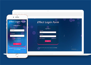 寬屏HTML5動態(tài)背景登錄頁面模板-HTML5模板