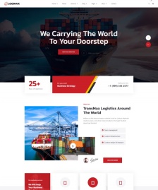 全球物流服務(wù)公司HTML5網(wǎng)站模板-公司企業(yè)