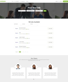 HTML5在線職位招聘服務網(wǎng)站模板