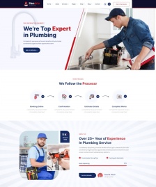 管道工程服務(wù)公司網(wǎng)站HTML5模板