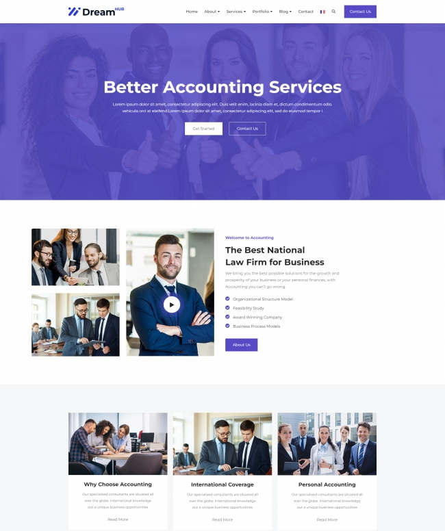 HTML5會計(jì)服務(wù)公司宣傳網(wǎng)站模板-公司企業(yè)
