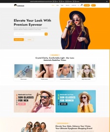 HTML5眼鏡在線商城網(wǎng)站模板