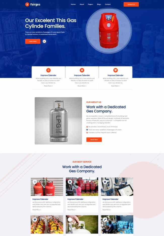 HTML5液化石油氣公司網(wǎng)站模板-公司企業(yè)