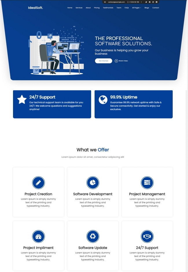 HTML5軟件解決方案服務(wù)公司網(wǎng)站模板-公司企業(yè)