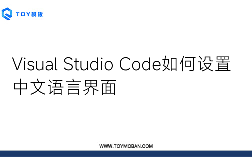 Visual Studio Code如何設(shè)置中文語(yǔ)言界面