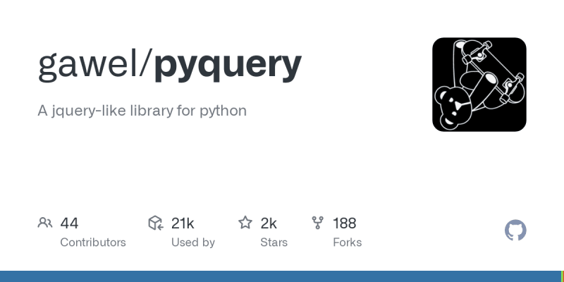 Pyquery Python 網(wǎng)頁抓取庫